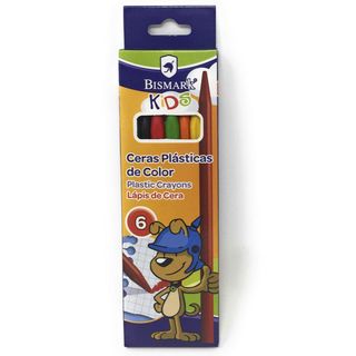 Ceras Plásticas De Color 6u Bismark