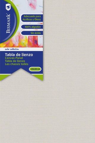Tabla De Lienzo Para Acrílicos Y Oleos Bismark
