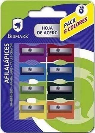 Pack 8 Afilalapices Colores Bismark