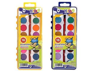 Acuarelas 16 Colores Bismark