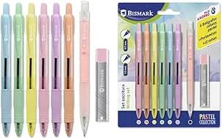 Pack 6 Boligrafos+portaminas Bismark