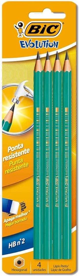 Pack 4 Lápiceros Bic Evolution Hbnº2
