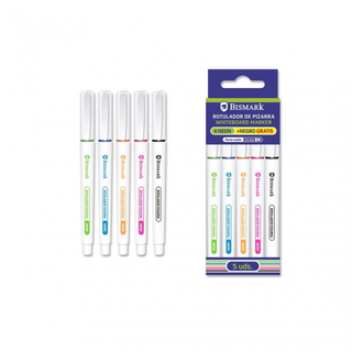 Rotulador De Pizarra 4 Neon + 1negro