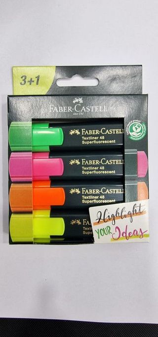 Rotulador Fluorscente F.castell 3+1