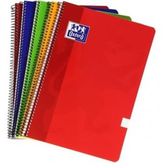 Bloc Espiral Oxford A5 Tapa Basica Espiral 80gr 4x4