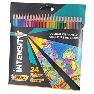 Lápices De Colores Bic Intensivy 24col