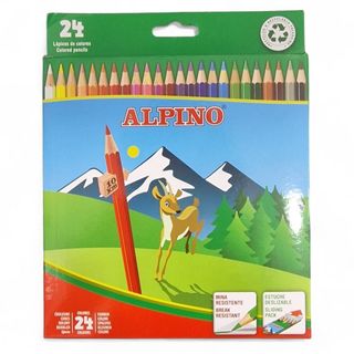 Lápices De Colores Alpino 24und