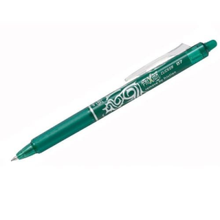 Bolígrafo Borrable Verde Pilot Frixion Clicker