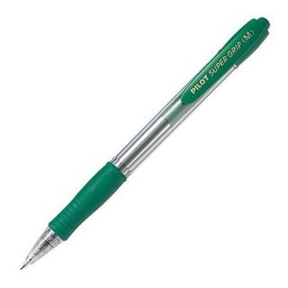 Bolígrafo Pilot Super Grip M Verde