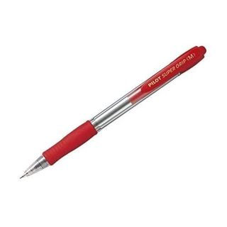 Bolígrafo Pilot Super Grip M Rojo