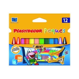 Cera Plastidecor Bic Kids Peques 12 Colores