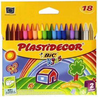 Cera Plastidecor Bic Kids De 18 Colores