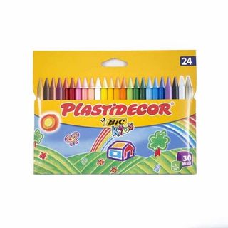 Cera Plastidecor Bic Kids De 24 Colores