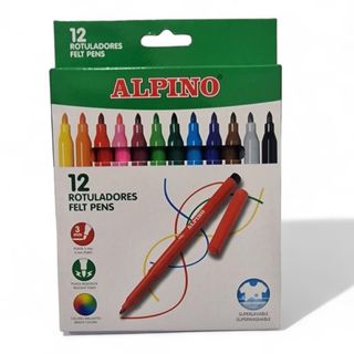 Rotuladores Alpino 12und