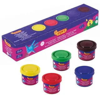 Pintura De Dedos Jovi 5 Colores (35 Ml.)