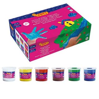 Pintura De Dedos Jovi 6 Colores (125 Ml.)
