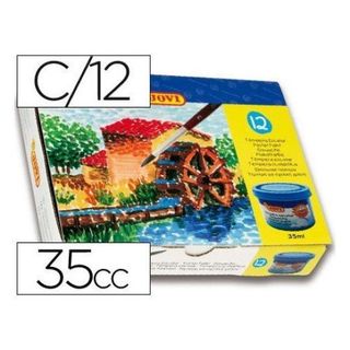 Tempera Escolar Jovi 12 Colores (35 Ml.)