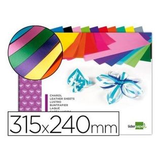 Bloc De Papel Charol Lider Papel De 10 Colores