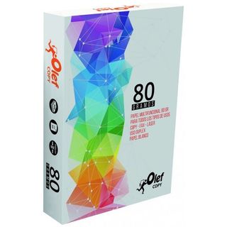Paquete Papel A4 Blanco 80gr Olef 500 Hojas