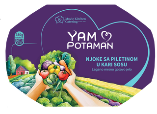 Yam Potaman, njoke sa piletinom u kari sosu 350g