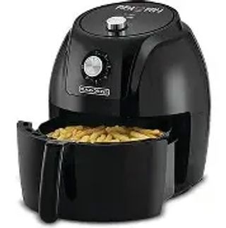 BLACK+DECKER AF575-B5 Manual Air Fryer, Black