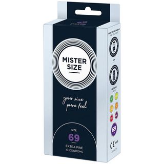 Condones Grandes Mister Size 69mm 10 Unidades