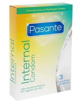 Preservativo Femenino Interno Pasante 3 Unidades