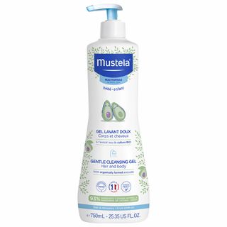 Mustela Organic Baby Cleansing Gel, 750ml
