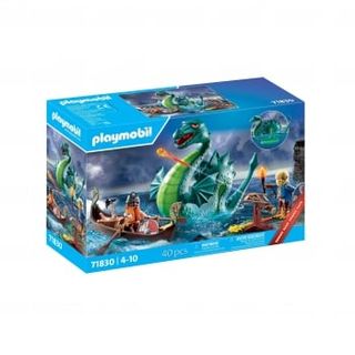 PLAYMOBIL Vikingos con Monstruo Marino, Juego de figuras +4 años - 71830