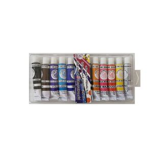 GOUACHE TUBE LE COQ DE 12 METAL REF 119