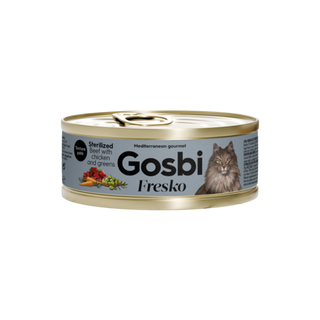 Gosbi Fresko Sterilized Beef With Chicken 70g
