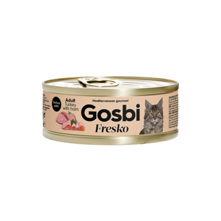 Gosbi Fresko Adult Tuirkey With Ham 70g