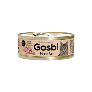 Gosbi Fresko Adult Tuirkey With Ham 70g