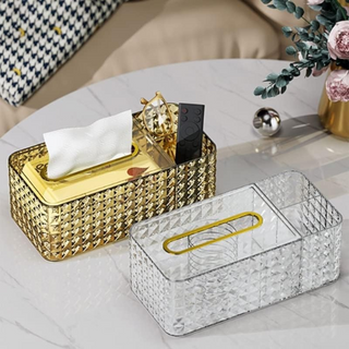 Boîte à mouchoirs rectangulaire avec couvercle