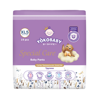 Super Premium Yokobaby Трусики XL 19 шт. (12-17 кг)