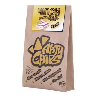 Чипси печені з лаваша «АнтиChips» зі смаком сала, 100г