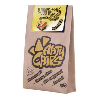 Чипси печені з лаваша «АнтиChips» зі смаком чілі BBQ, 100г