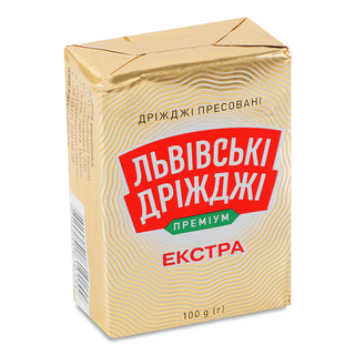 Дріжджі Львівські дріжджі ЕкстрПремПрес 100г
