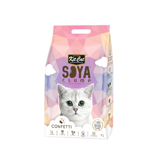 Kit Cat Soyaclump Arena De Soja Bio - Confeti 7l