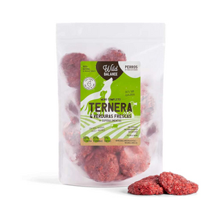 Wild Balance Menú Barf De Ternera Con Verduras Frescas Para Perros 1kg