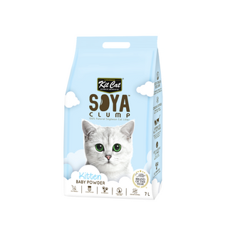 Kit Cat Soyaclump Arena De Soja Bio - Kitten Baby Powder 7l