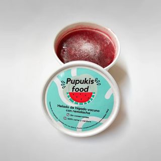 Helado De Hígado De Ternera Con Remolacha