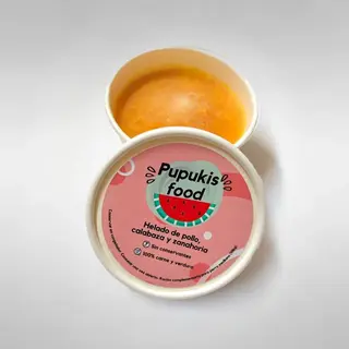 Helado De Pollo, Calabaza Y Zanahoria
