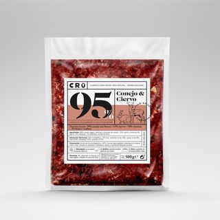 Cru Conejo Y Ciervo Gato (500 G.) Barf