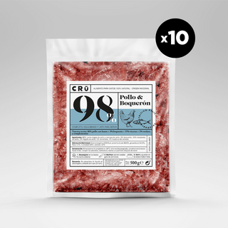 Cru Box Boquerón Y Pollo Gato (10 X 500 G.) Barf