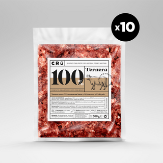 Cru Box Ternera Gato (10 X 500 G.) Barf