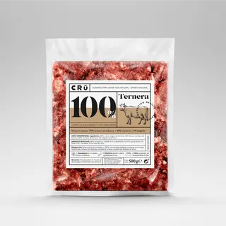 Cru Ternera Gato (500 G.) Barf