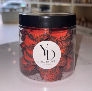 Yéma Délices Cookies en diamant framboise, 1 pot