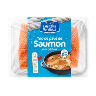 L'Assiette Nordique Pavé De Saumon Trio 300G