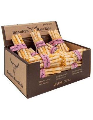 Palitos De Piel Con Sabor A Mango Gloria 12 Cm.